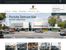 Tablet Screenshot of porsche-kiel.de